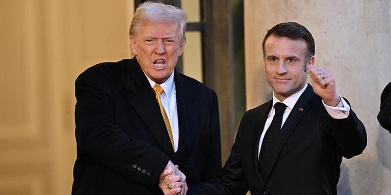 Macron, Trumpı Pariste ağırladı