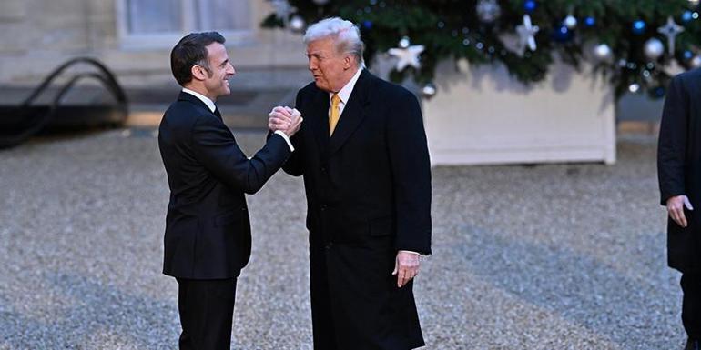 Macron, Trumpı Pariste ağırladı