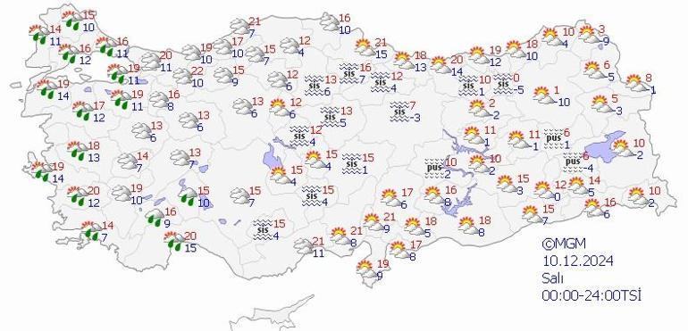 HAVA DURUMU HABERLERİ 8 ARALIK 2024: Bugün İstanbul, İzmir ve Ankarada hava nasıl olacak, yağmur var mı Meteoroloji açıkladı