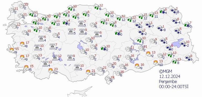 HAVA DURUMU HABERLERİ 8 ARALIK 2024: Bugün İstanbul, İzmir ve Ankarada hava nasıl olacak, yağmur var mı Meteoroloji açıkladı