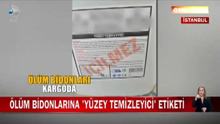 Ölüm bidonlarına yüzey temizleyici etiketi | MEĞER SAHTE İÇKİYMİŞ