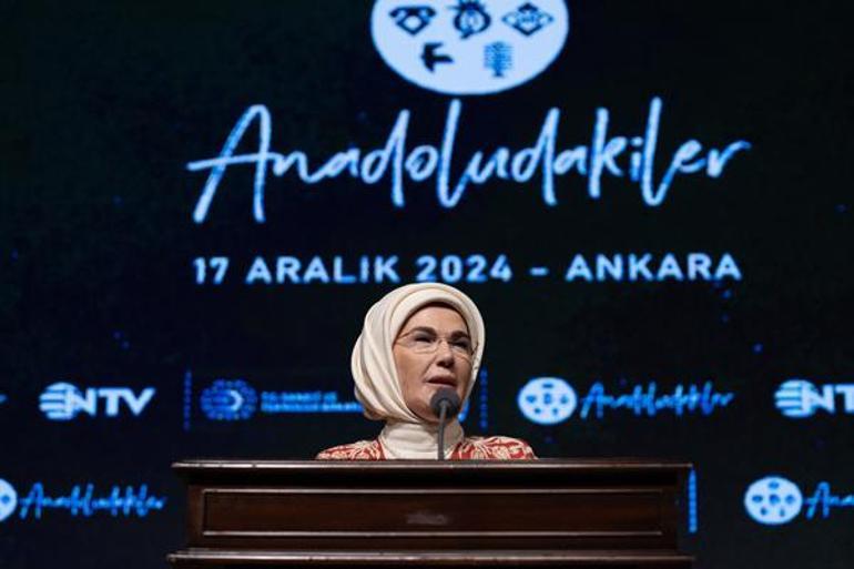 Emine Erdoğan: Anadoludakiler Projesi, büyük kalkınma hamlelerinin bir parçası