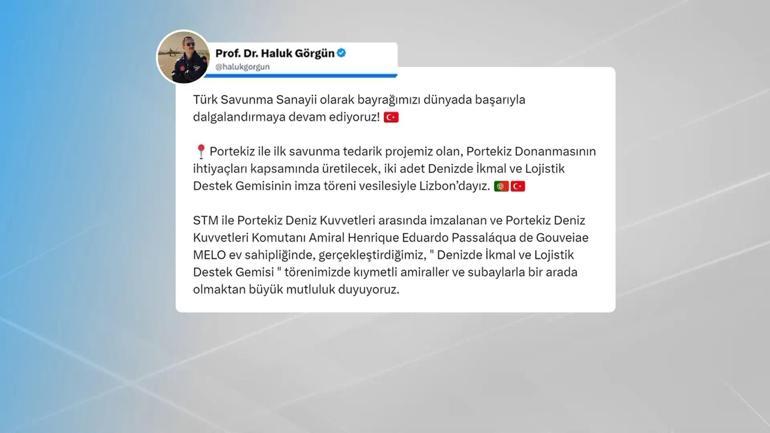 PORTEKİZLE TARİHİ SÖZLEŞME: Türkiye gemi ihraç edecek