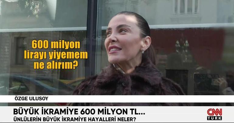 Ünlülerin büyük ikramiye hayalleri neler 600 milyon TLyi hayalinde bile harcayamadı