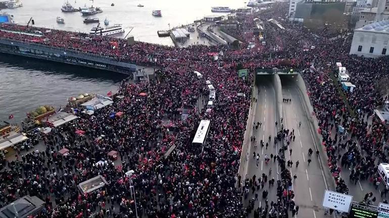 Yüz binlerce kişi Gazze için bir Galata Köprüsünde bir araya gelecek