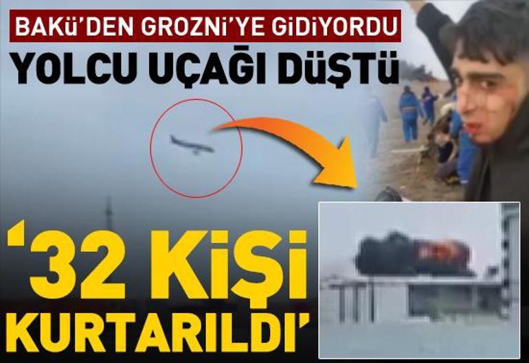 SON DAKİKA HABERİ: Kazakistanda düşen uçaktan mucizevi kurtuluş | Video Haber