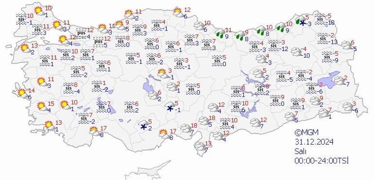 İSTANBUL, ANKARA, İZMİR HAVA DURUMU 29 ARALIK 2024: Bugün hava nasıl olacak, yağmur var mı Meteoroloji açıkladı İşte il il hava durumu