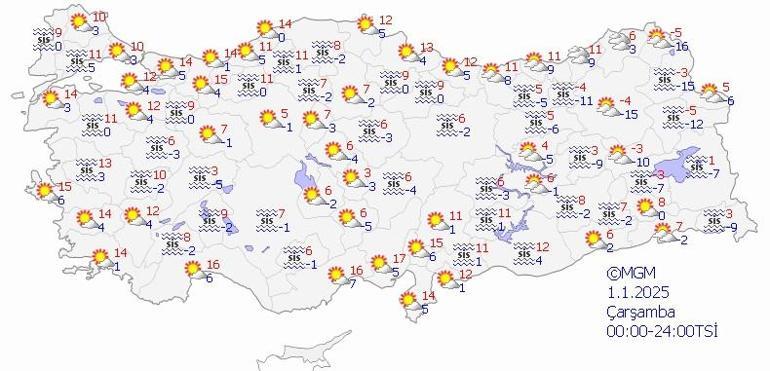 İSTANBUL, ANKARA, İZMİR HAVA DURUMU 29 ARALIK 2024: Bugün hava nasıl olacak, yağmur var mı Meteoroloji açıkladı İşte il il hava durumu