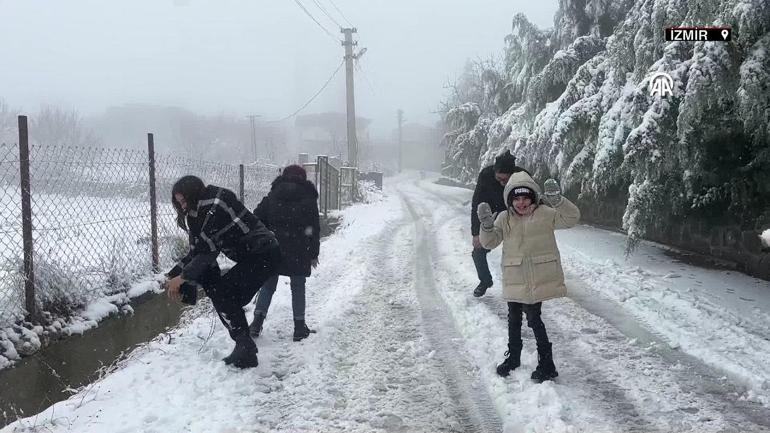 Yurttan kar manzaraları