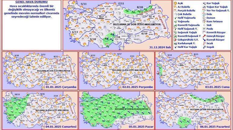 Son Dakika haberi | Meteoroloji haritayı güncelledi Ocak ve şubat ayında 3 kritik tarih...