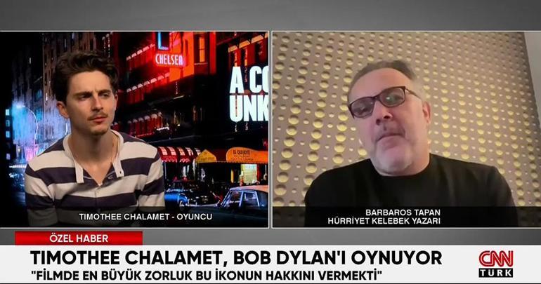 Bob Dylanın hayatı beyaz perdede | Filmin başrol oyuncusu Timothee Chalamet CNN TÜRKte