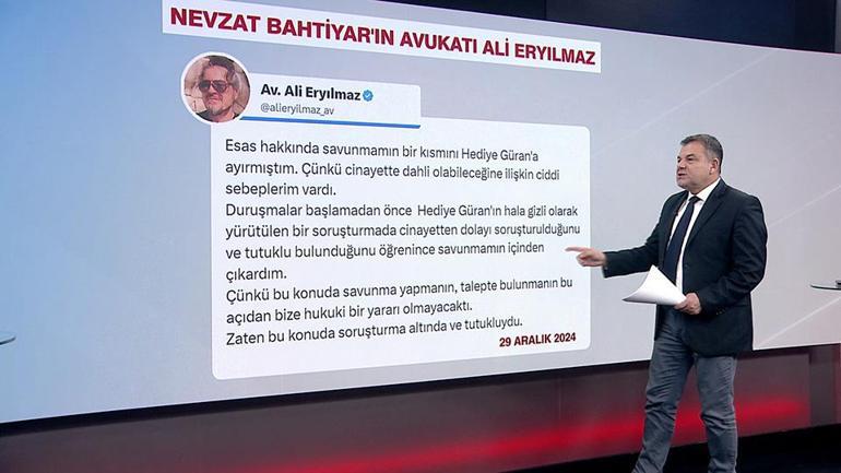 Narin cinayetinde 4. Gölge kimin Nevzat Bahtiyarın avukatından son dakika açıklamaları...