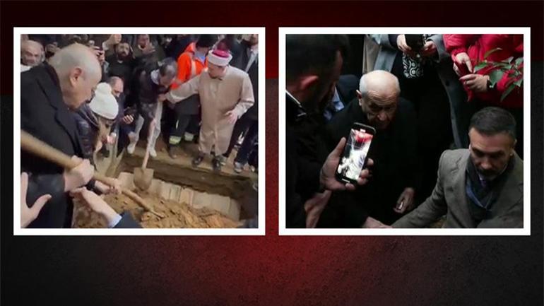 Devlet Bahçeli, Ferdi Tayfuru mezarı başında da yalnız bırakmadı | Video Haber