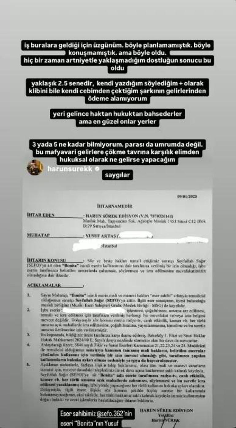 SEFO Reynmenden parasını alamadı Davalık oldular Dostluğun sonucu bu