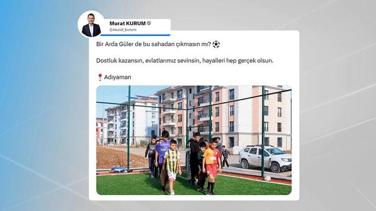 Çocuklar istedi, Bakan Kurum yaptırdı