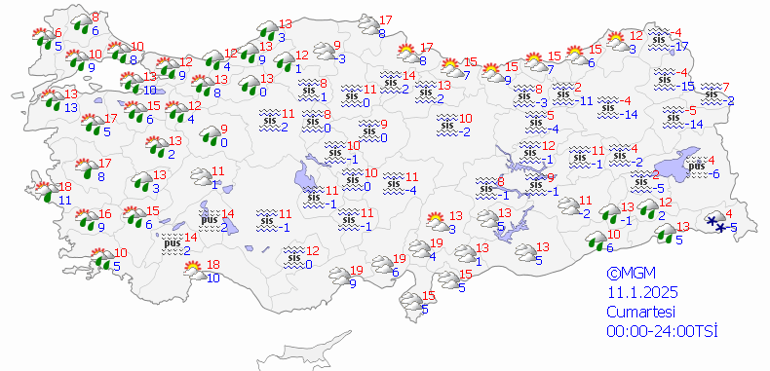 10 Ocak Hava Durumu Tahminleri: Bugün Hava Nasıl Olacak Yarına Dikkat