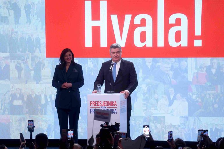 Hırvatistanda cumhurbaşkanlığı seçimi sonuçları: Zoran Milanovic ikinci turu açık ara farkla kazandı