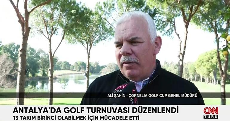 Antalyada golf turnuvası düzenlendi