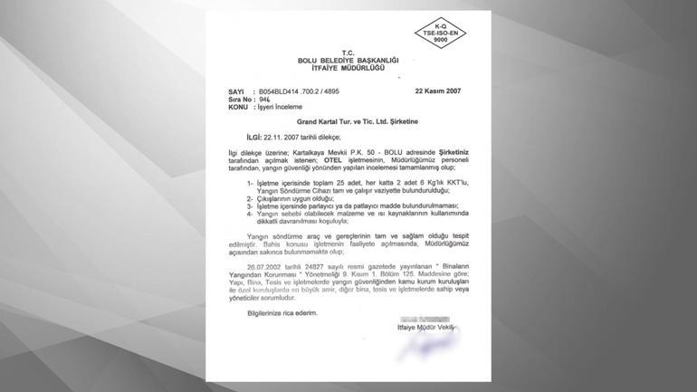 Yangın faciasında dikkat çeken detay: DİKKATLİ DAVRANILMALI 2007 yılındaki rapor ne anlatıyor