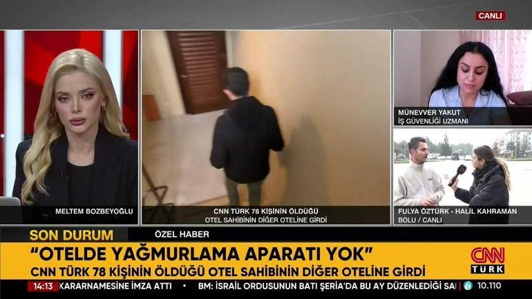 CNN TÜRK 78 kişinin öldüğü otel sahibinin diğer oteline girdi