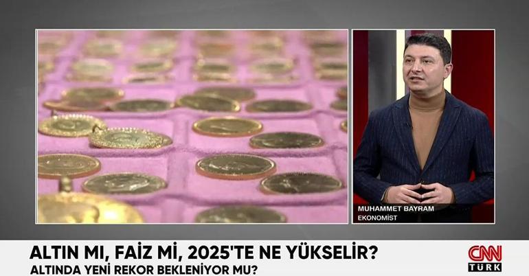 Altın mı, faiz mi, 2025te ne yükselir Altında yeni rekor bekleniyor mu Uzman isim CNN TÜRKe yanıtladı