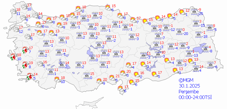 30 Ocak Hava Durumu Tahminleri Bugün Hava Nasıl Olacak İstanbul’a Kar Ne Zaman Yağacak