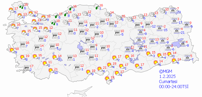 Hafta Sonu (1 Şubat) Hava Nasıl Olacak Soğuk Hava Dalgası Kapıda