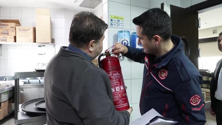 Beyoğlundaki otellere yangın denetimi yapıldı