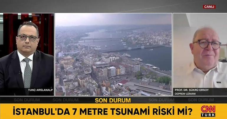 İstanbulda 7 metre tsunami riski mi Prof. Dr. Ersoy, Bu ilçeler hazırlıklı olsun diyerek uyardı