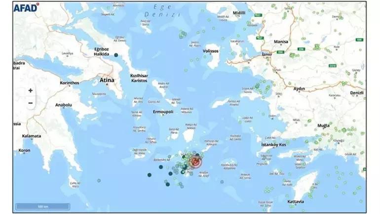 Okullar tatil edildi Ege Denizinde peş peşe depremler Yunanistan Başbakanı acil durum ilan etti