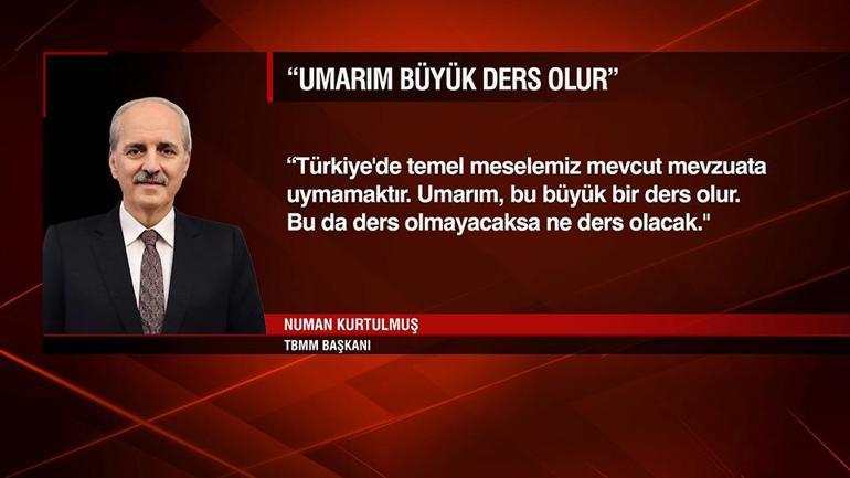 SON DAKİKA HABERİ: TBMM Başkanı Numan Kurtulmuştan gündeme ilişkin önemli açıklamalar