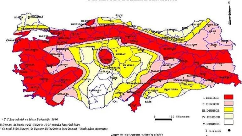 EGE BÖLGESİ DİRİ FAY HATTI HARİTASI: Ege Bölgesinde deprem fay hatları nereden geçiyor Ege Bölgesi riskli yerler