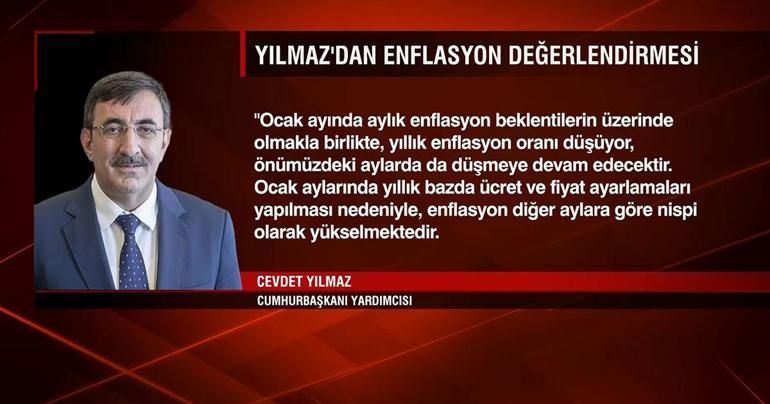 Ekonomi yönetiminden enflasyon değerlendirmesi