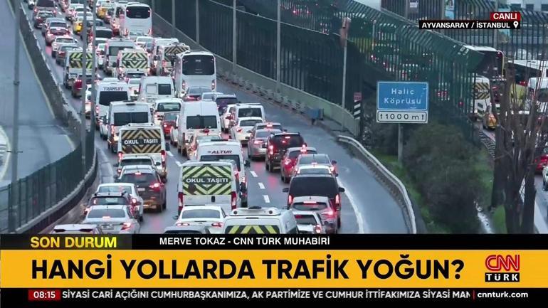 İSTANBULDA ALARM Kar yeniden mi geliyor Trafikte son durum ne