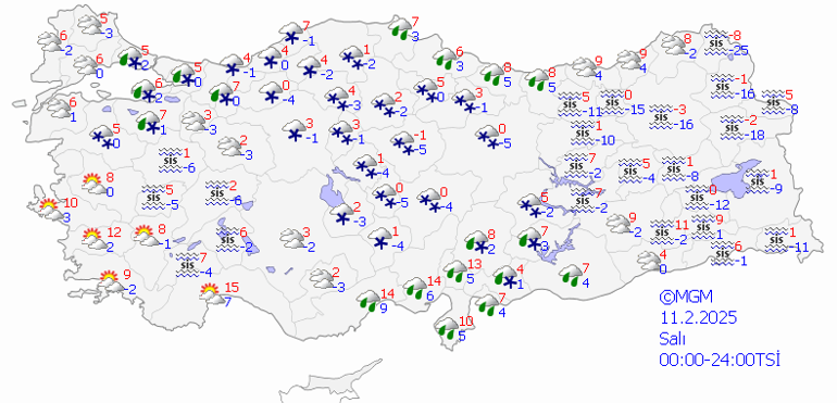 SON DAKİKA: 11 Şubat 2025 Hava Durumu Tahminleri | İstanbul’da Kar Yağışı Etkili Olacak mı