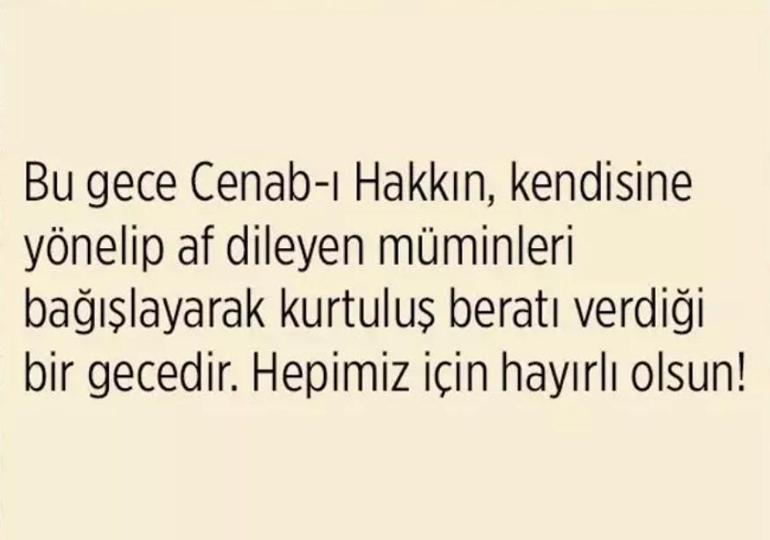 BERAT KANDİLİ MESAJLARI RESİMLİ 2025 Dualı, Yazılı, Ayetli ve Hadisli Berat Gecesi Kutlama Mesajları ve Sözleri