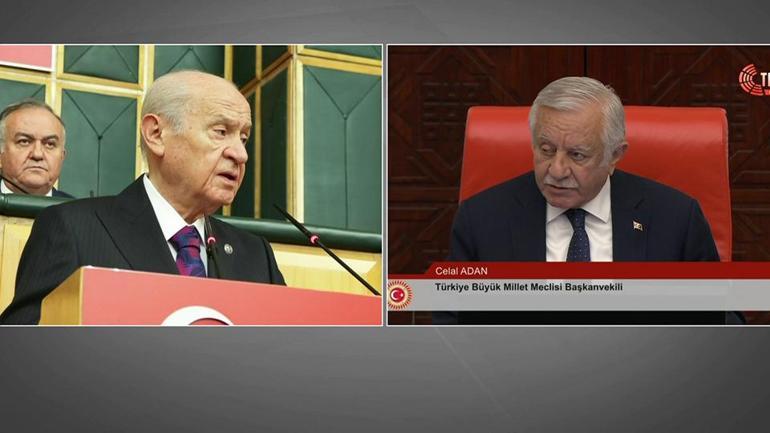 Celal Adandan TBMMde MHP lideri Devlet Bahçeli mesajı