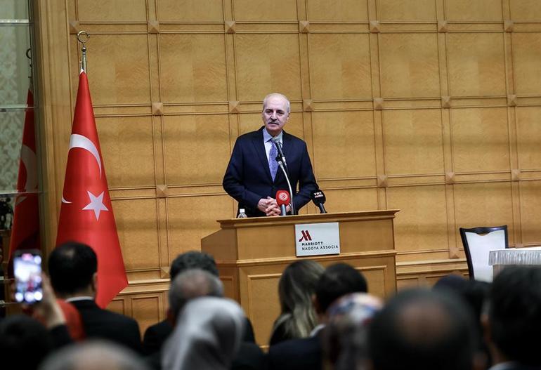 TBMM Başkanı Numan Kurtulmuş, Japonyada Türk toplumunun temsilcileriyle buluştu