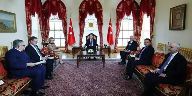 Cumhurbaşkanı Erdoğan, Rusya Federasyon Konseyi Başkanını kabul etti