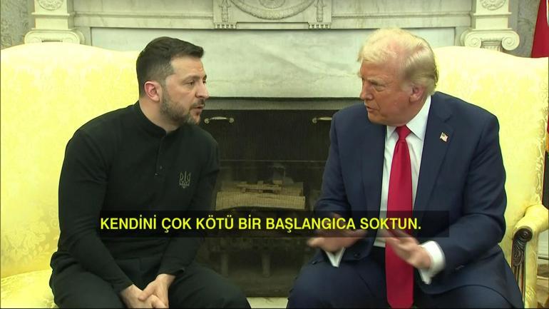 SON DAKİKA | Kameralar önünde atıştılar Oval ofiste Trump-Zelensky kavgası