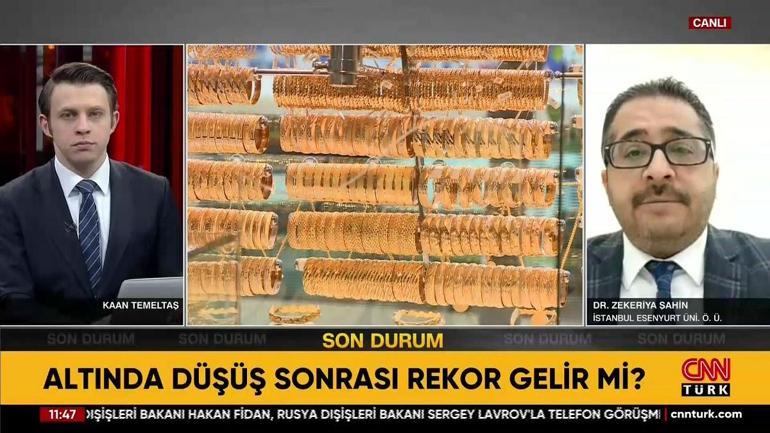 Altında düşüş sonrası rekor gelir mi