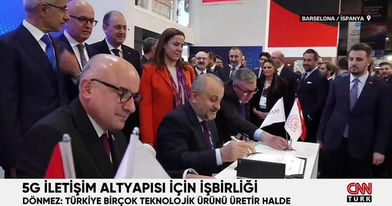 5G iletişim altyapısı için işbirliği... Dönmez: Türkiye birçok teknolojik ürünü üretir halde