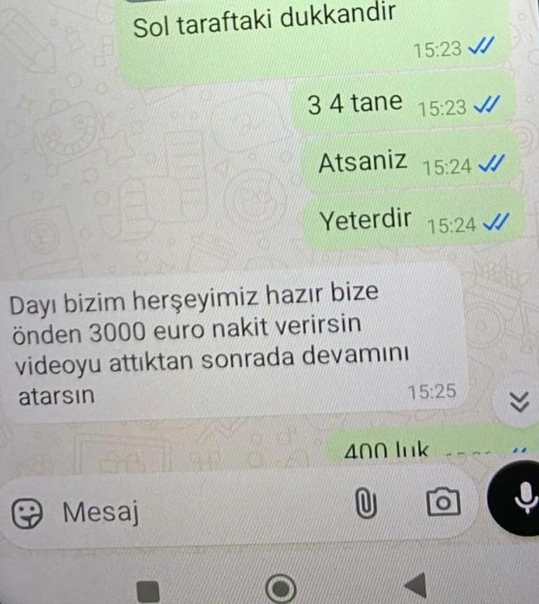 Polis adım adım takip etti: Yakalandılar Haraç çetesinin mesajları ortaya çıktı...