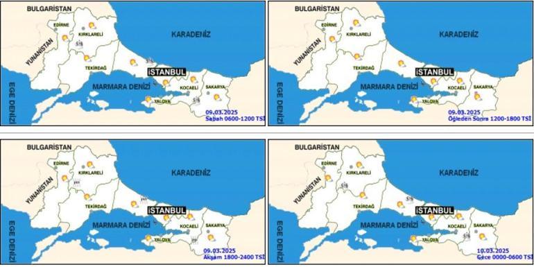 9 MART HAVA DURUMU: Bugün Hava Nasıl Olacak İstanbul, Ankara, İzmir Hava Durumu Nasıl Meteoroloji Hava Durumu Bilgileri