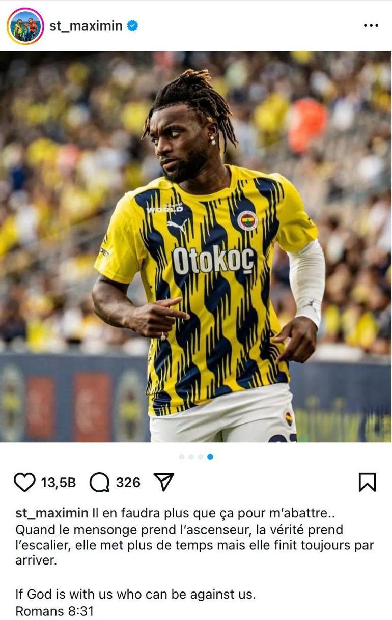 Allan Saint-Maximin, doğum gününde kadroya alınmayınca patladı Fenerbahçenin İskoçya kafilesi belli oldu...