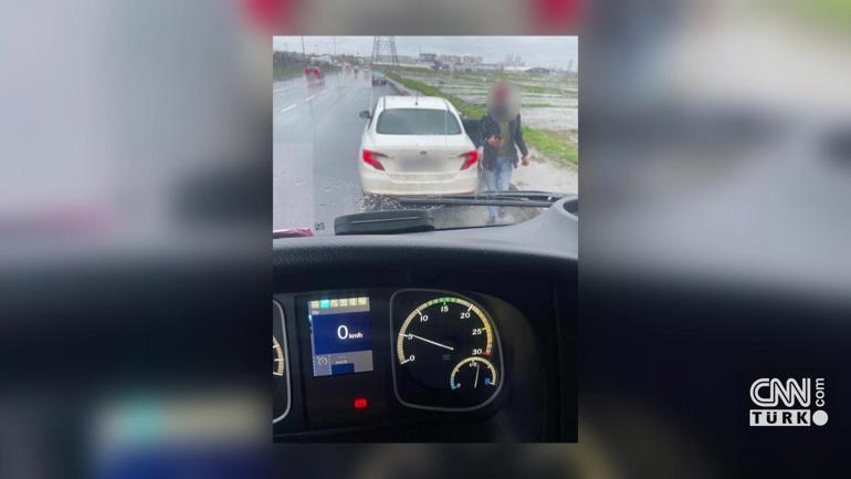 Gaspçıları fotoğraf karesi ele verdi… ‘Polisiz’ deyip kumaş kamyonunu kaçırdılar