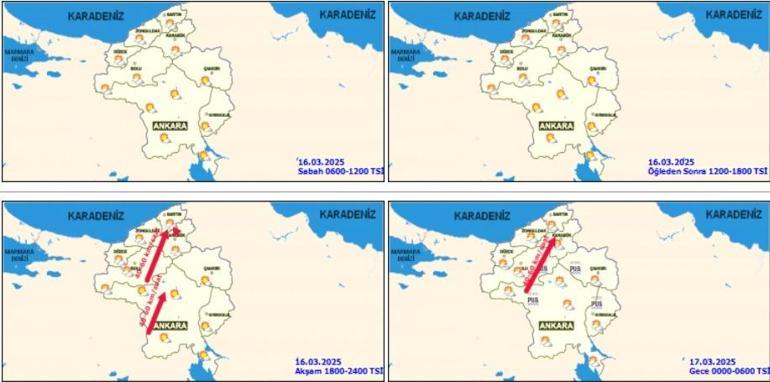 16 MART HAVA DURUMU: Bugün Hava Nasıl Olacak İstanbul, Ankara, İzmir, Bursa Hava Durumu Nasıl Meteoroloji Hava Durumu Bilgileri