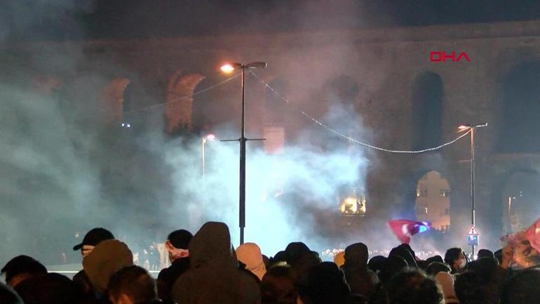 Tornavida, pense, balta ve asit... Göstericiler İstanbul ve Ankarada polise saldırdı