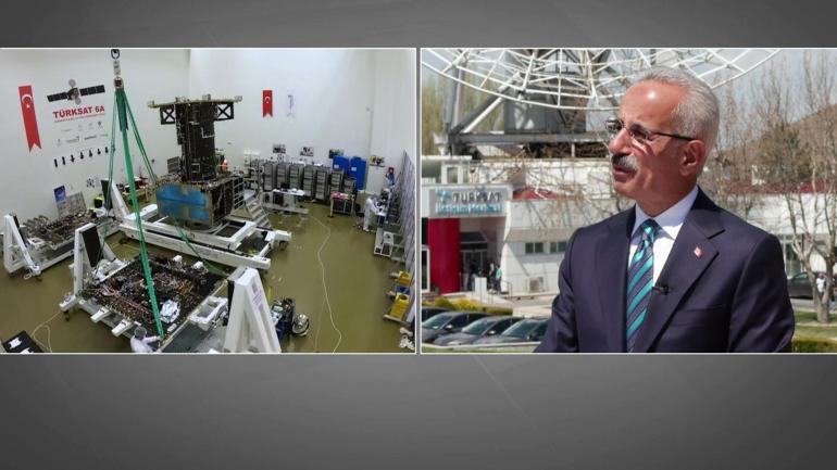 Ulaştırma ve Altyapı Bakanı Abdulkadir Uraloğlu CNN TÜRKte: TÜRKSAT 6A BUGÜN HİZMETE ALINIYOR