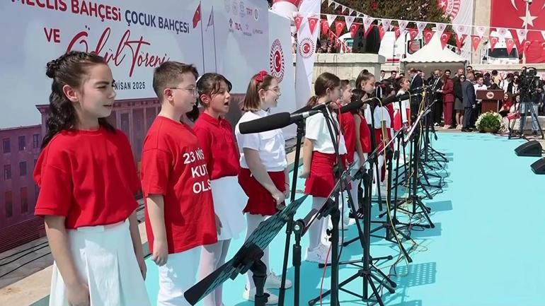 Meclis’te 23 Nisan coşkusu: Tartışmalar yerini çocuk cıvıltısına bıraktı